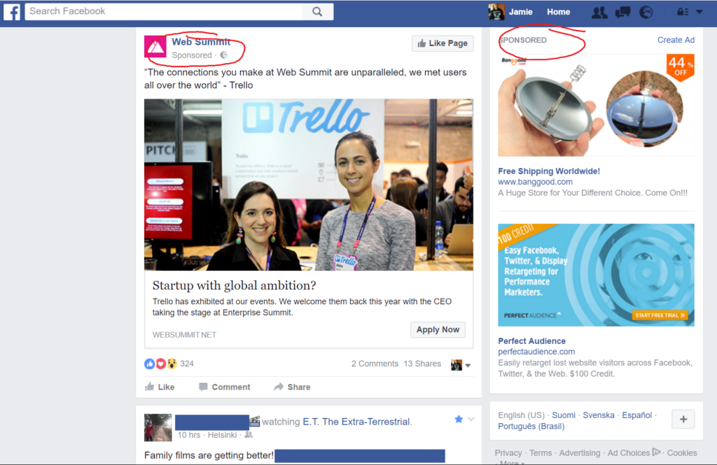 Social Media Marketing - Advertsing